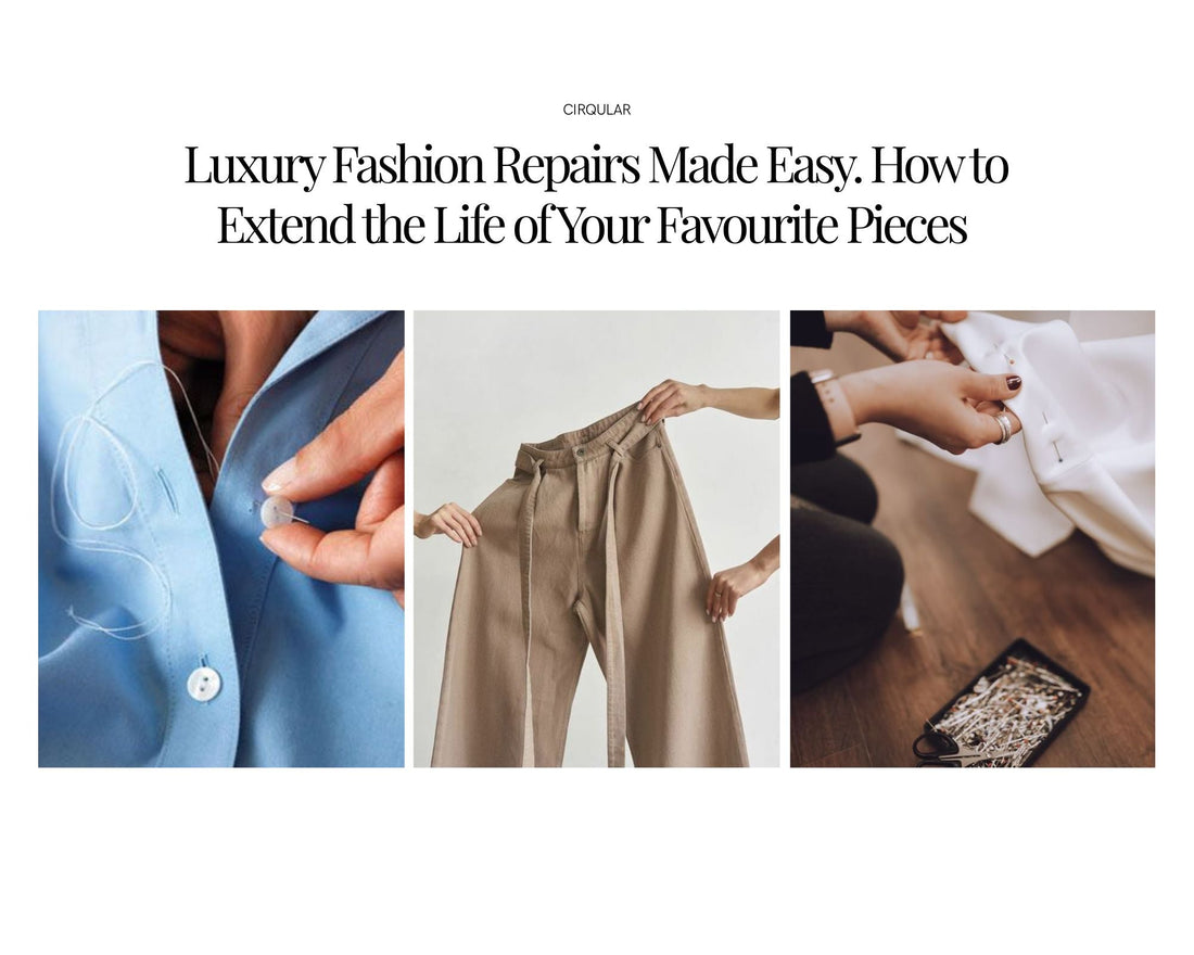 Luxury Fashion Repairs Made Easy. How to Extend the Life of Your Favourite Pieces with CIRQULAR