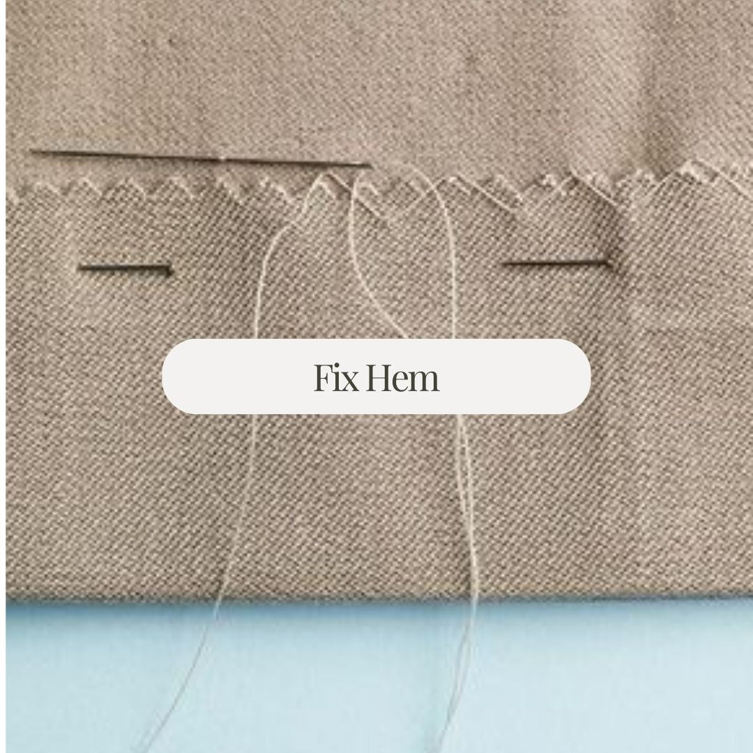 REPAIR YOUR CLOTHING - Fix loose hem