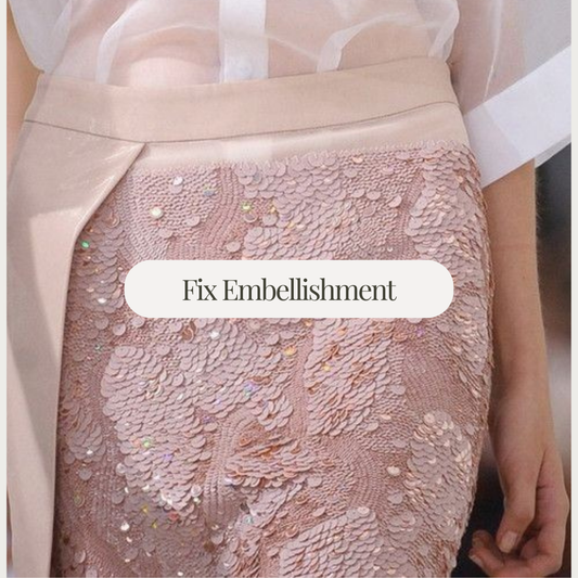 REPAIR YOUR CLOTHING - Fix embellishment