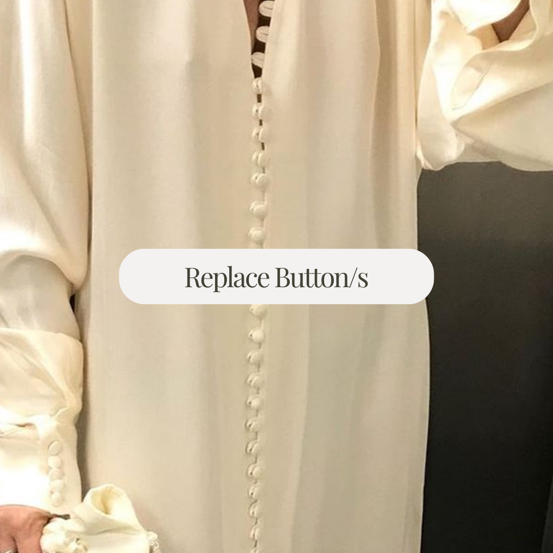 REPAIR YOUR CLOTHING - Button/s replacement