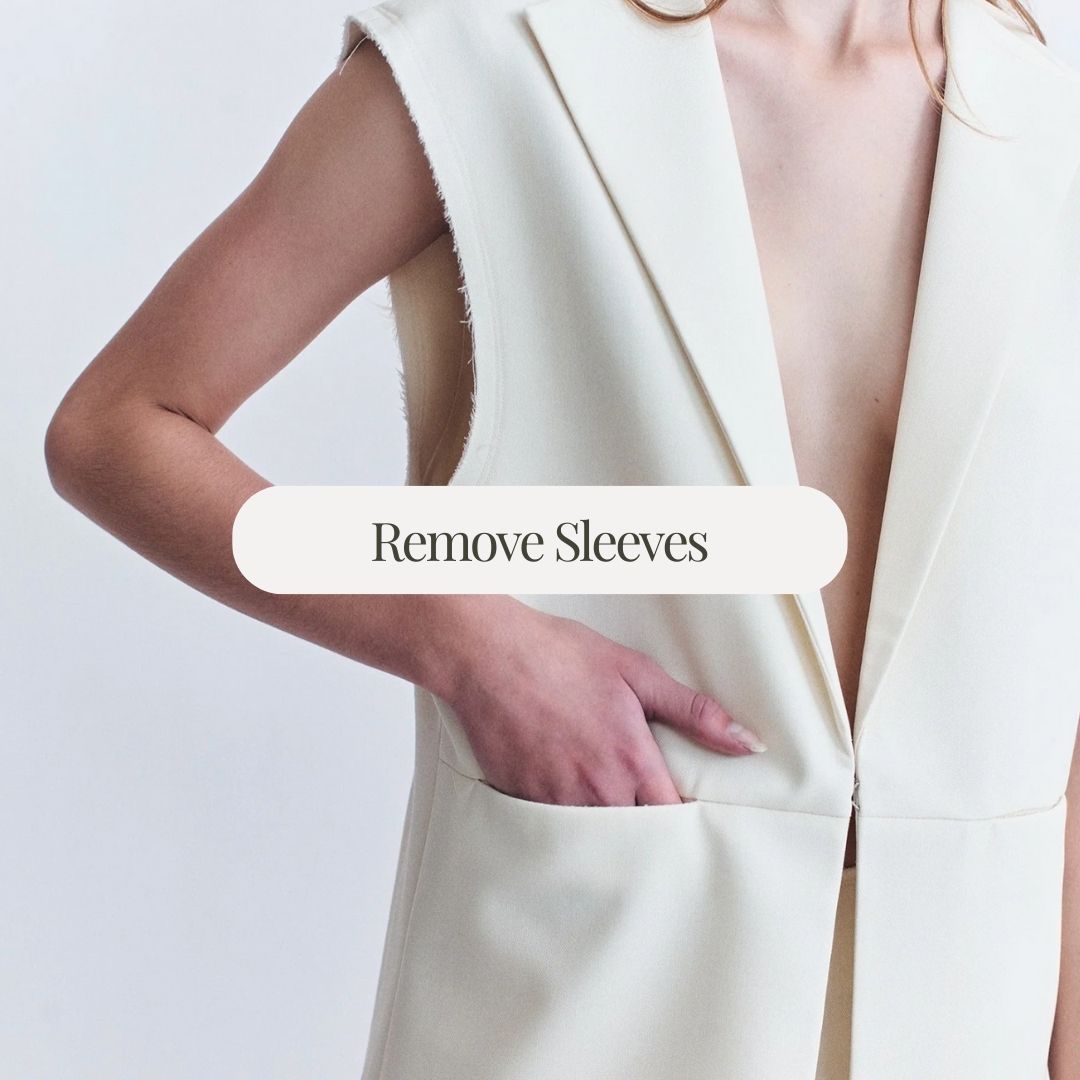 RESTYLE YOUR CLOTHING - Remove sleeves